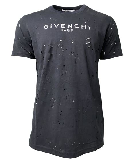 givenchy paris t shirt destroyed|givenchy t shirts on sale.